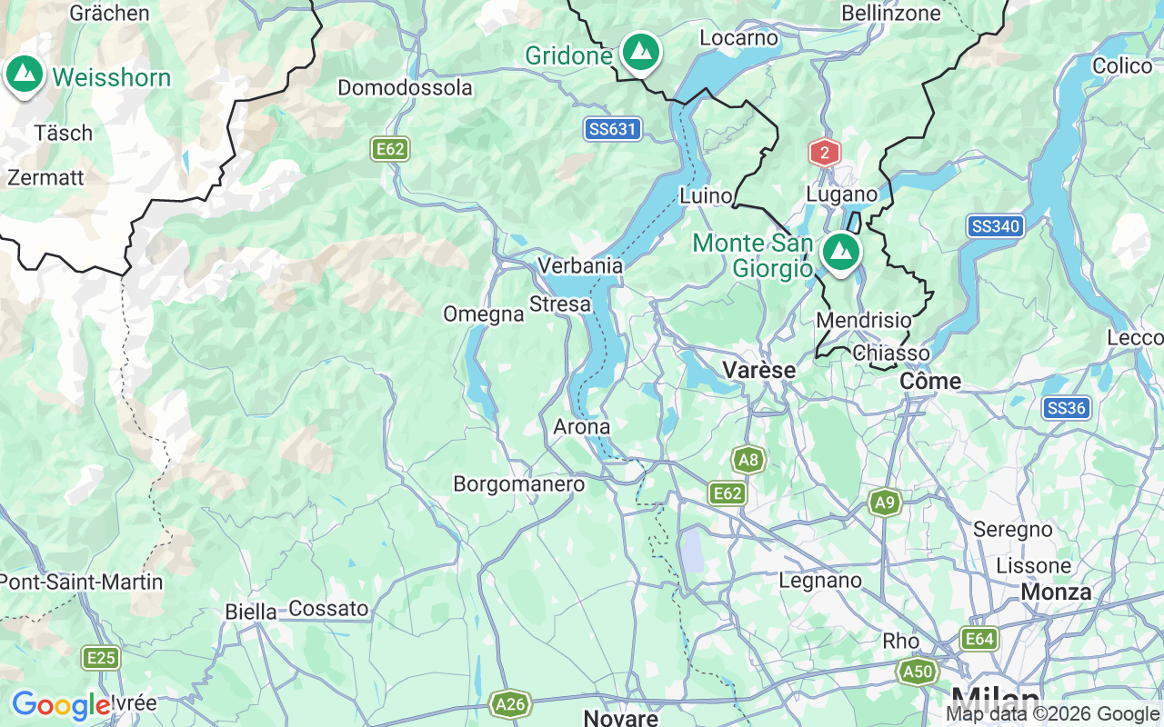 Emplacement du Semi-rigide: Solcio, 28040 Lesa