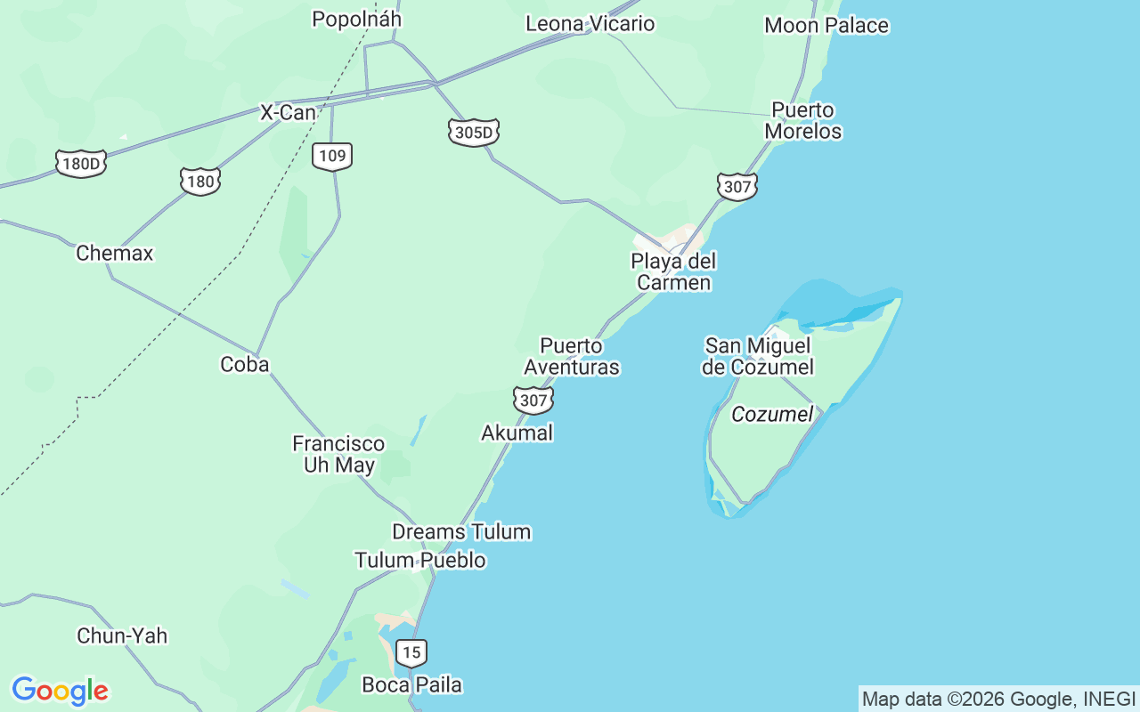 De locatie van Motorboot: Gran Marina, 77733 Puerto Aventuras