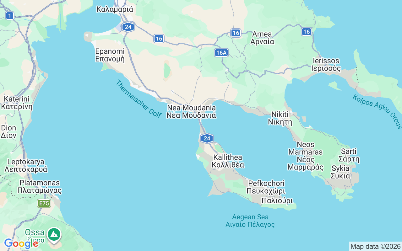 Liegeplatz RIB: N.potdea, Nea Potidea 632 00