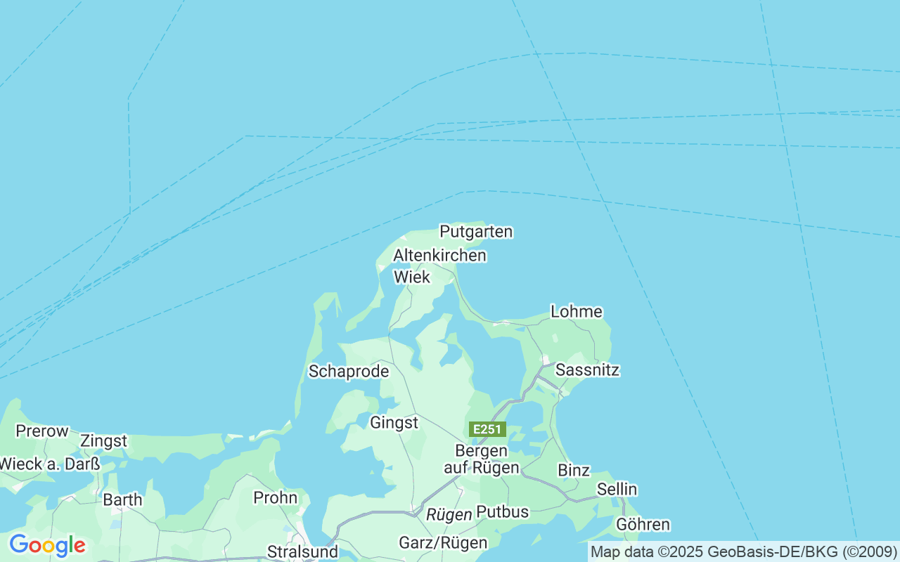 Liegeplatz Segelboot: Breege, Deutschland