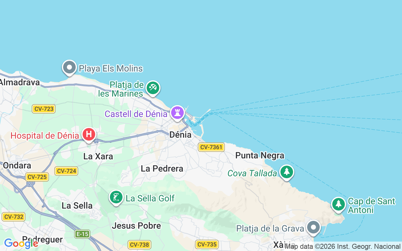 Liegeplatz Motorboot: Marina De Denia, Dénia