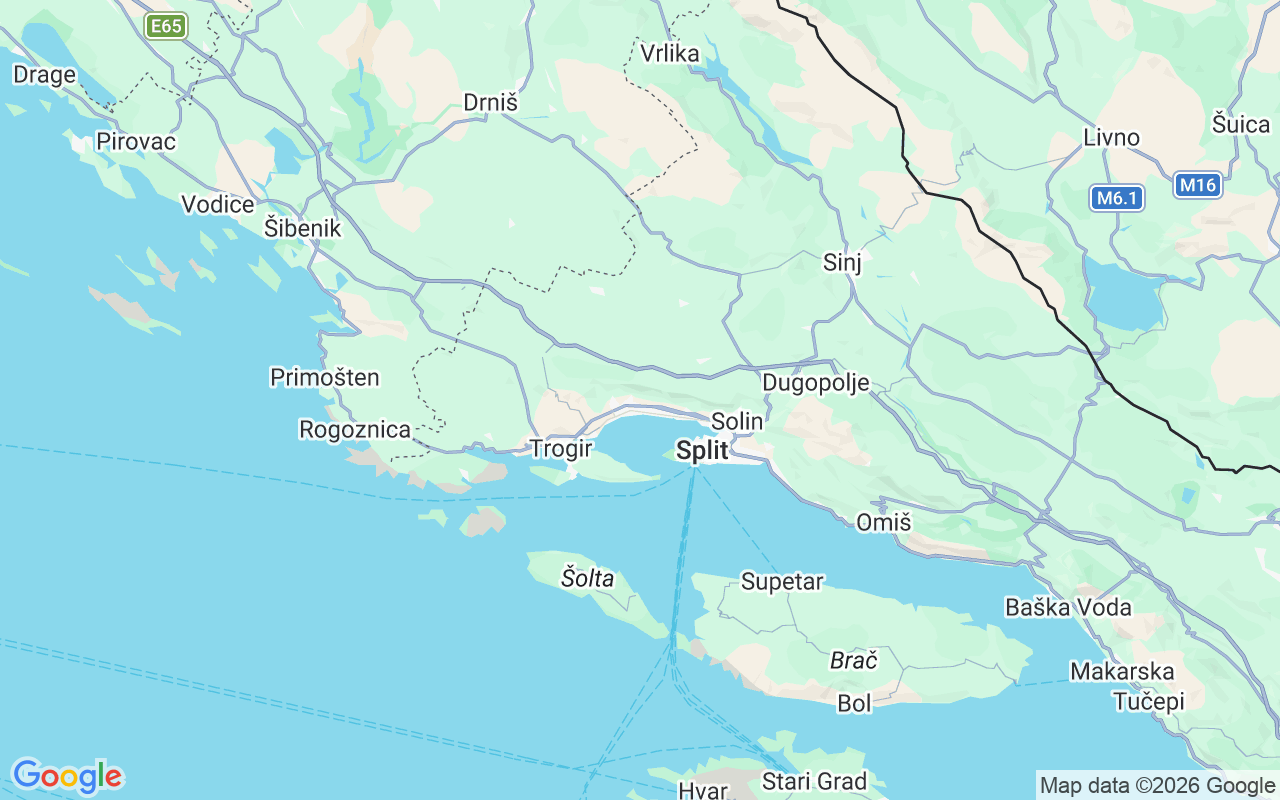 Emplacement du Semi-rigide: Kaštel Stari, Grad Kaštela