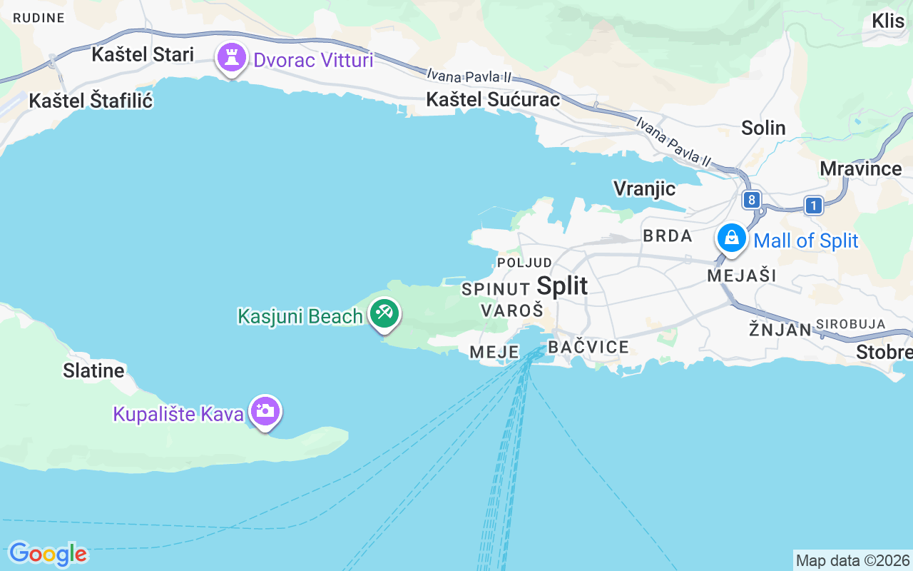 Location of the Motorboat: Marina Spinut, Split