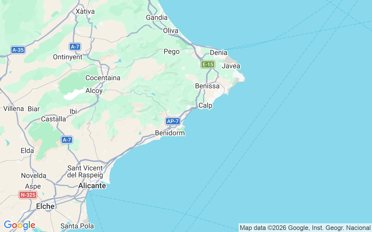 Plats för Båt utan licens : Club Náutico Altea, Altea