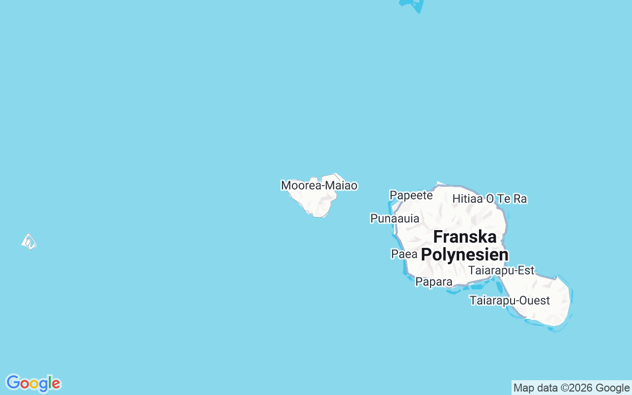 Plats för Katamaran: Oponohu, Moorea