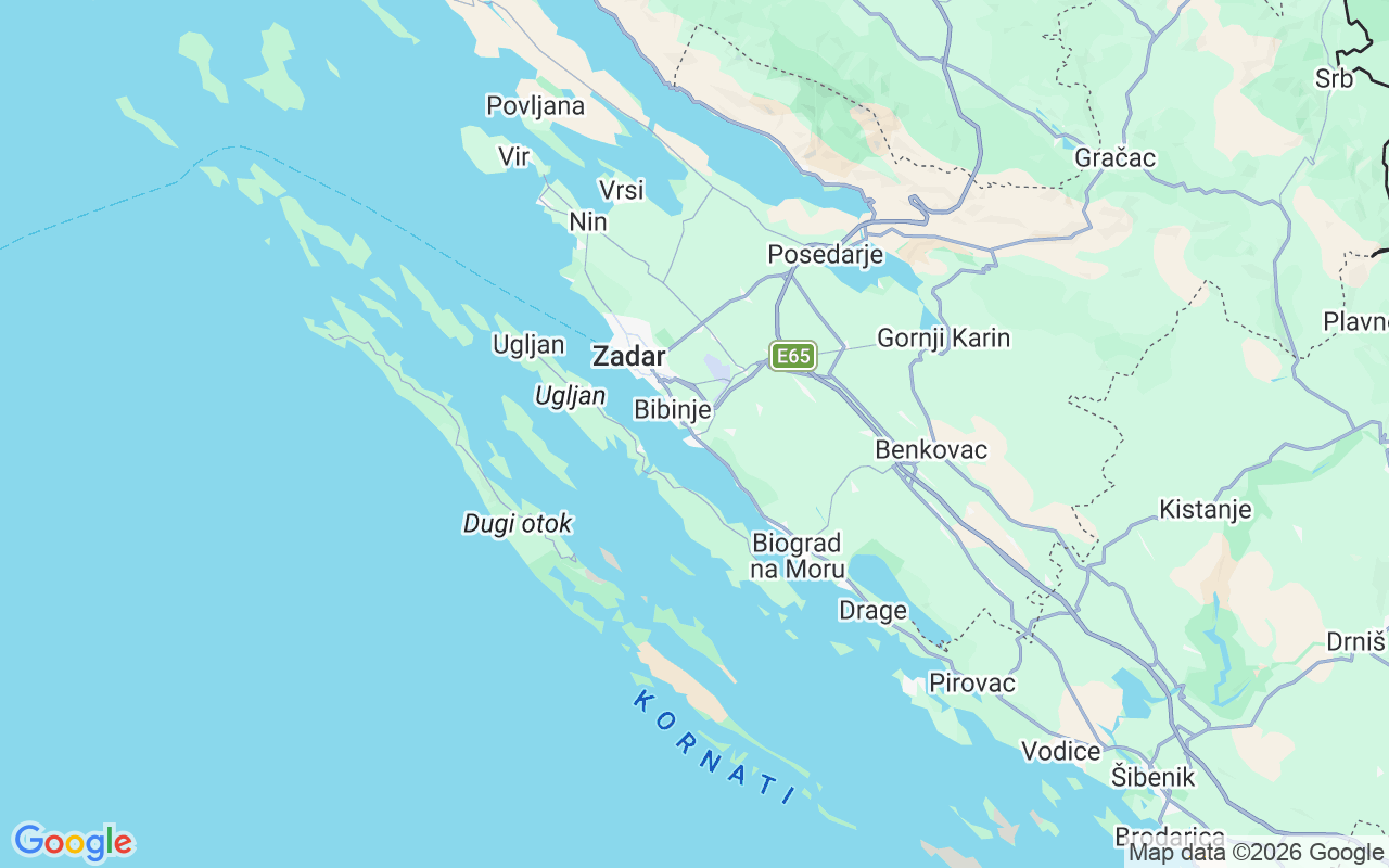 Emplacement du Semi-rigide: Sukošan, Sukošan