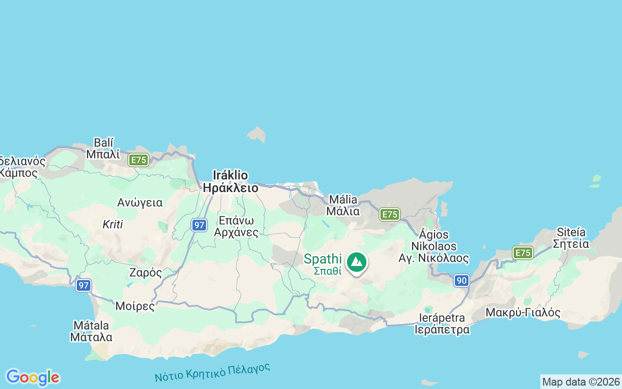Localização do(a) Barco sem licença : Χερσονήσου, Chersonissos 700 14