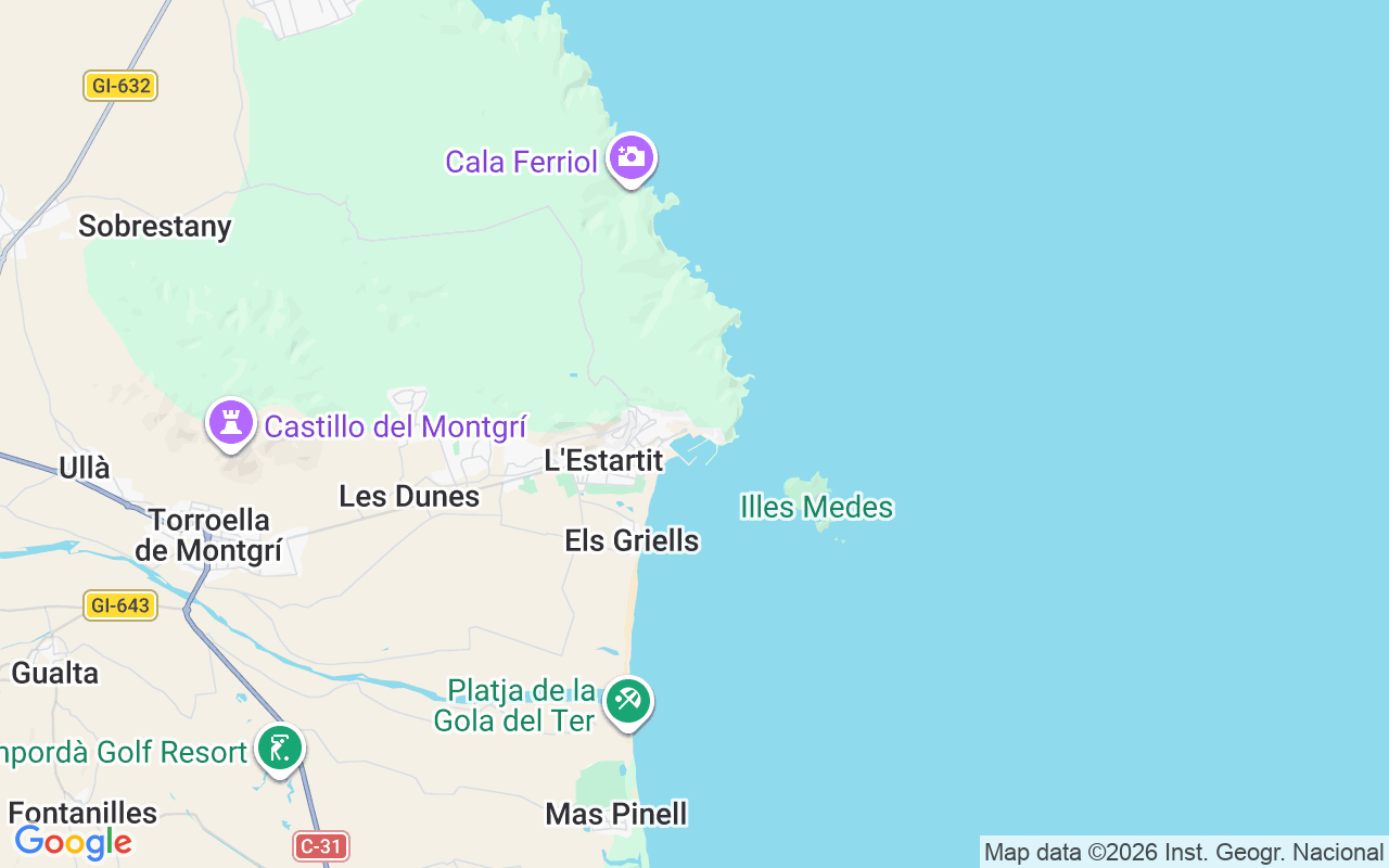 Ubicación Lancha: Puerto De L'estartit, Estartit