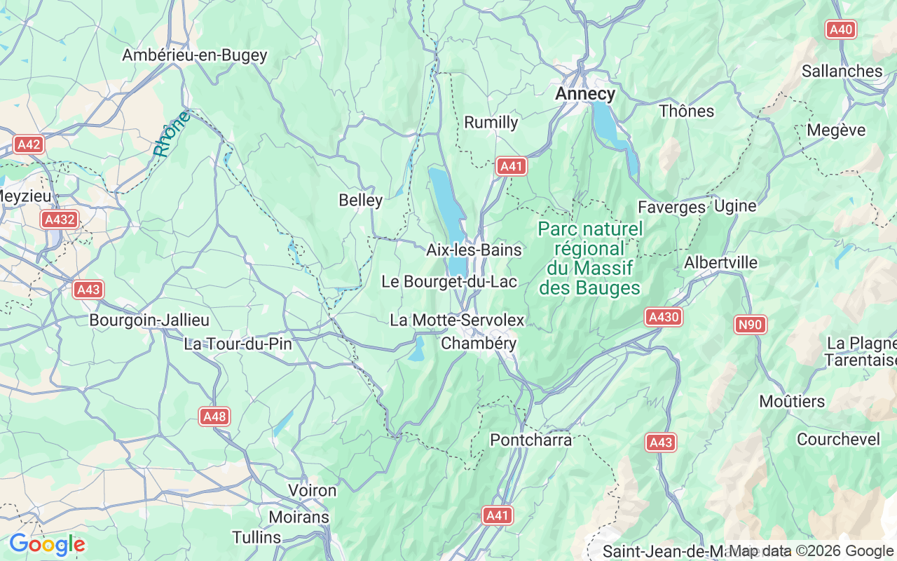 De locatie van Motorboot: Port Des 4 Chemins, Le Bourget-Du-Lac