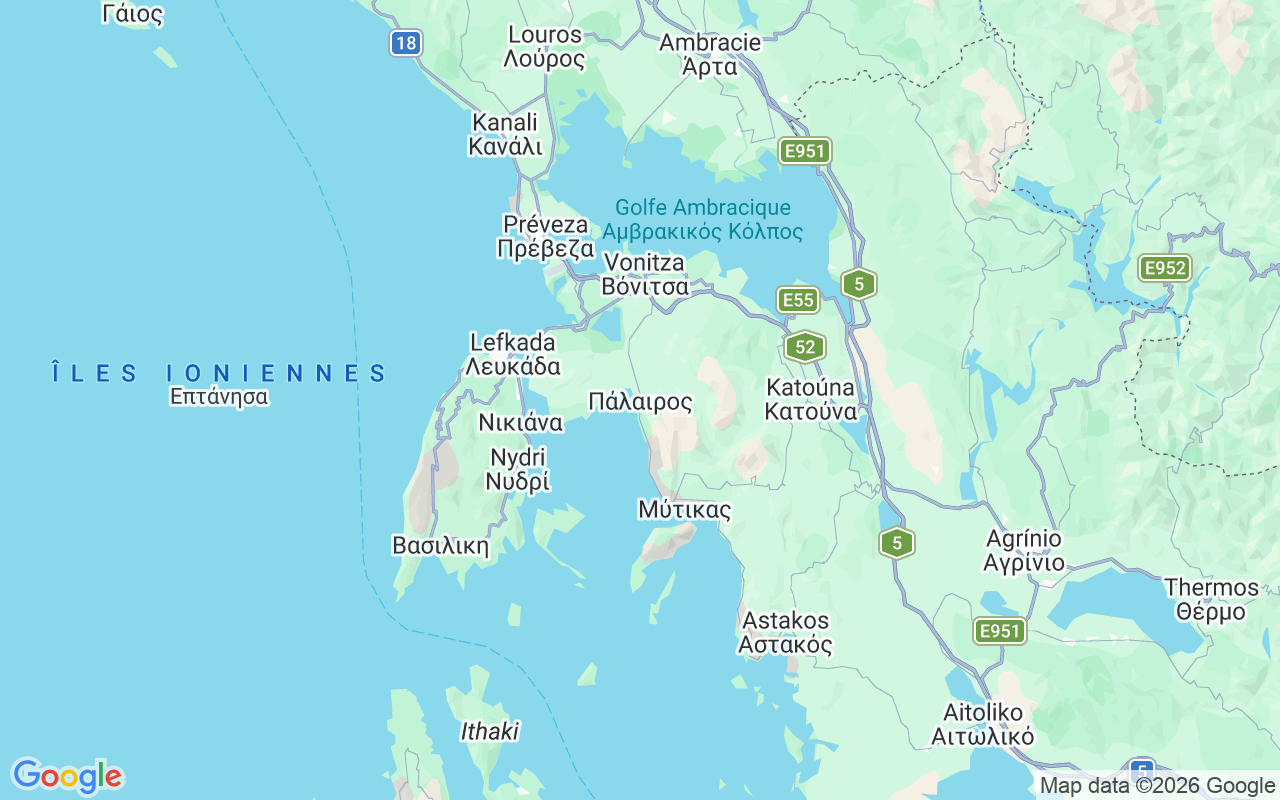 Emplacement du Catamaran: Palairos 300 12, Grèce