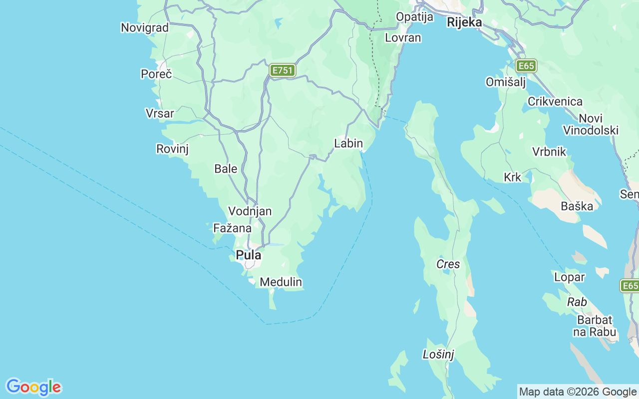Emplacement du Bateau à moteur: Sveti Mikulq, Rakalj