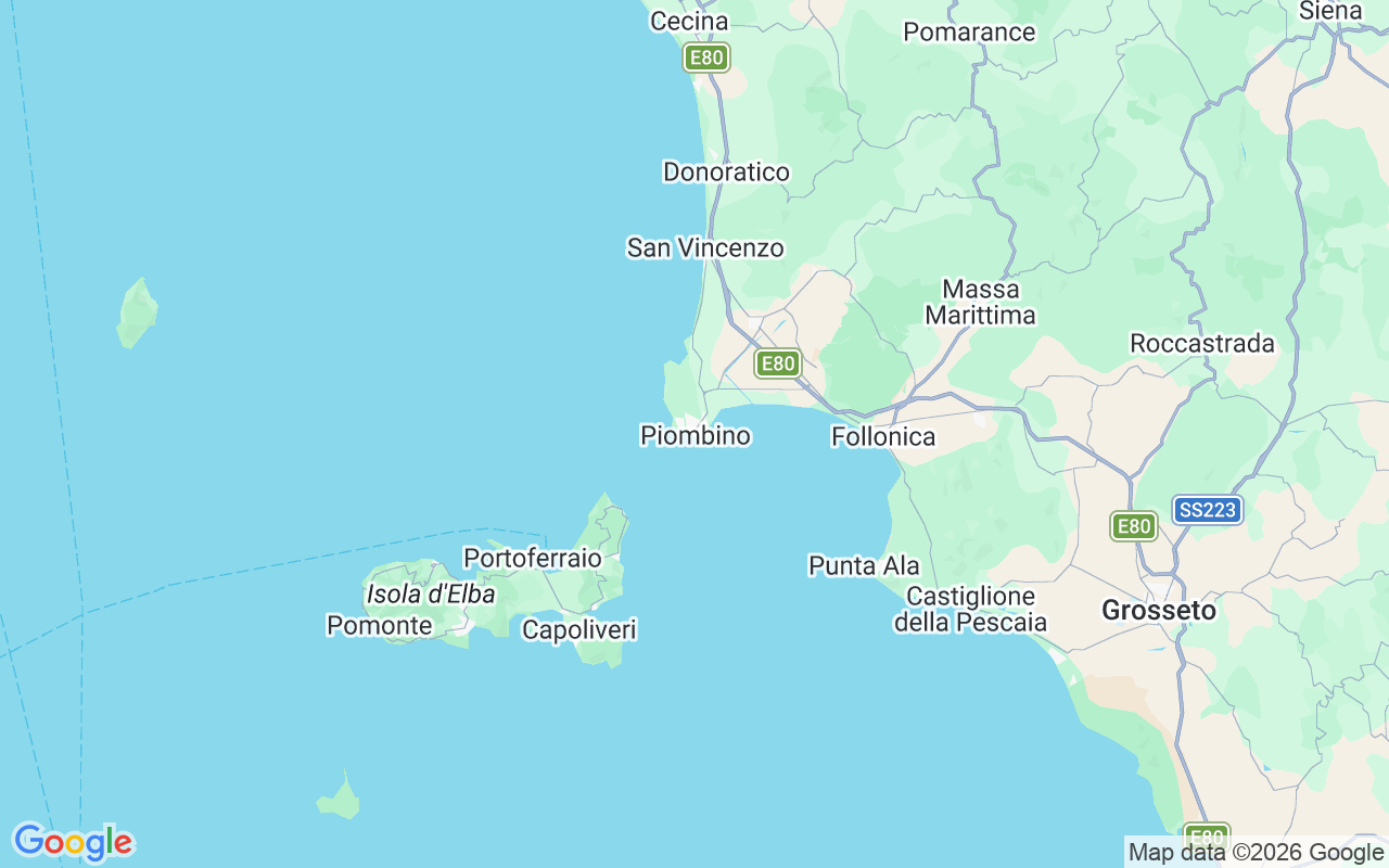 Plats för Katamaran: 57025 Piombino, Italien