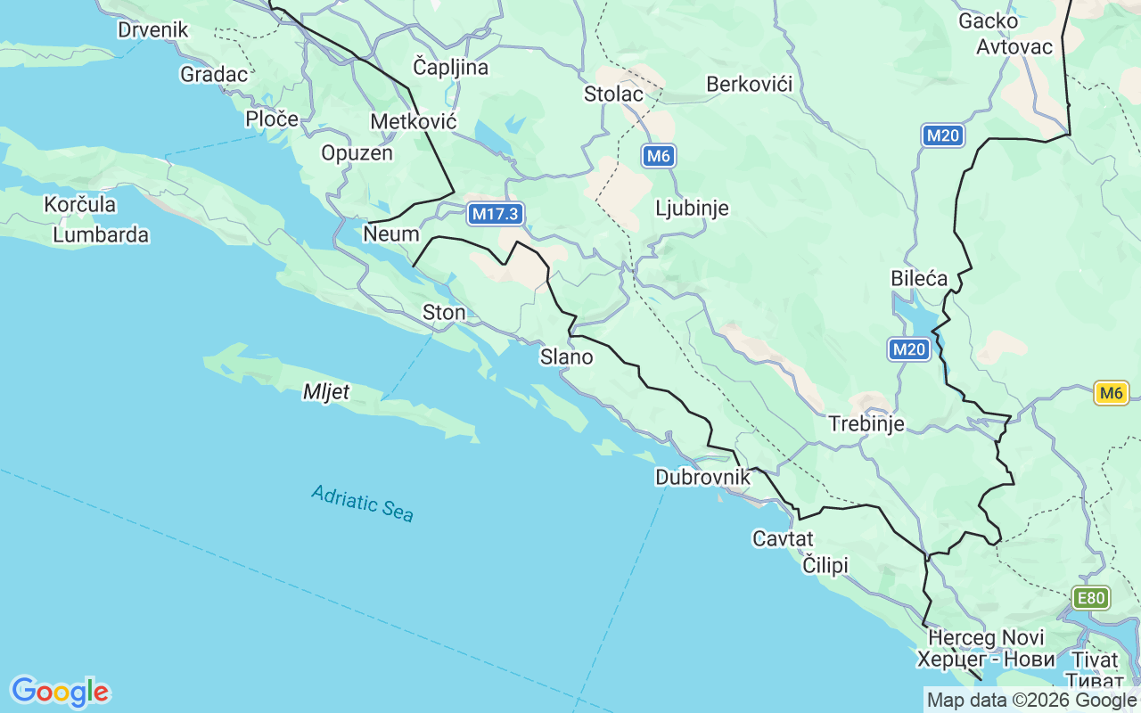 Location of the RIB: Slano, Croatia