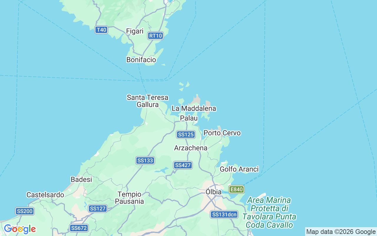 Localização do(a) Lancha: Porto Pozzo, Palau