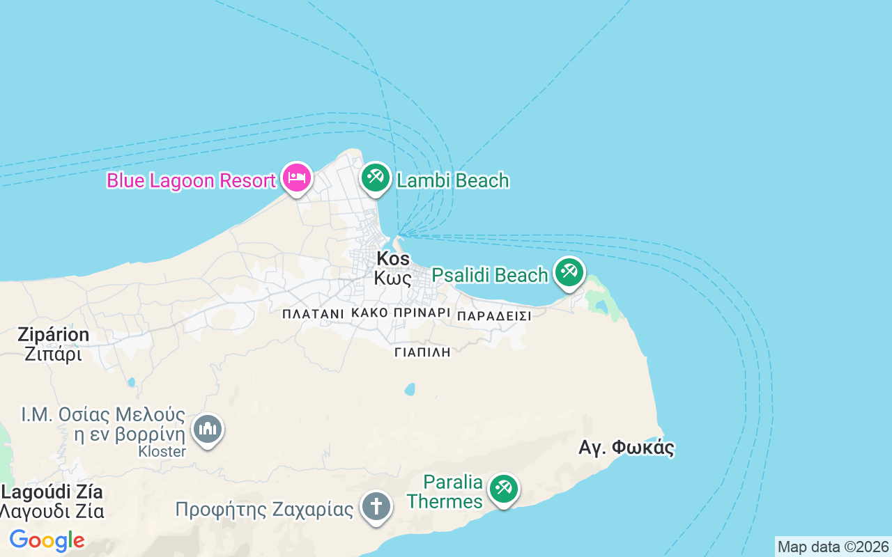Plats för Segelbåt: Kos, Grekland
