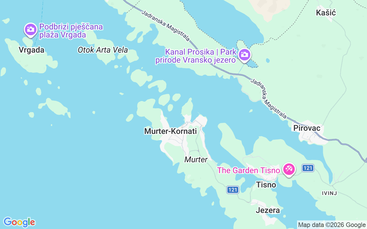 De locatie van Zeilboot: Marina Hramina, Murter-Kornati