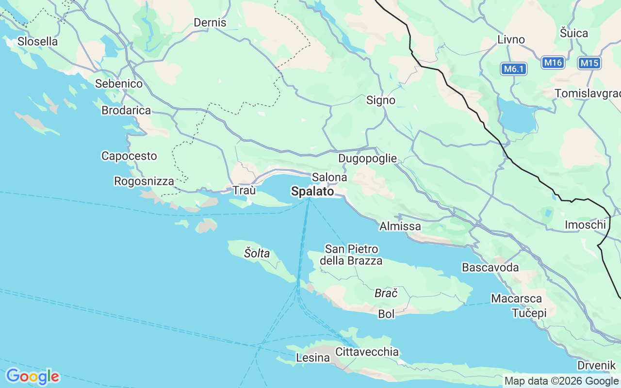 Luogo Barca a vela: Spalato, Croazia