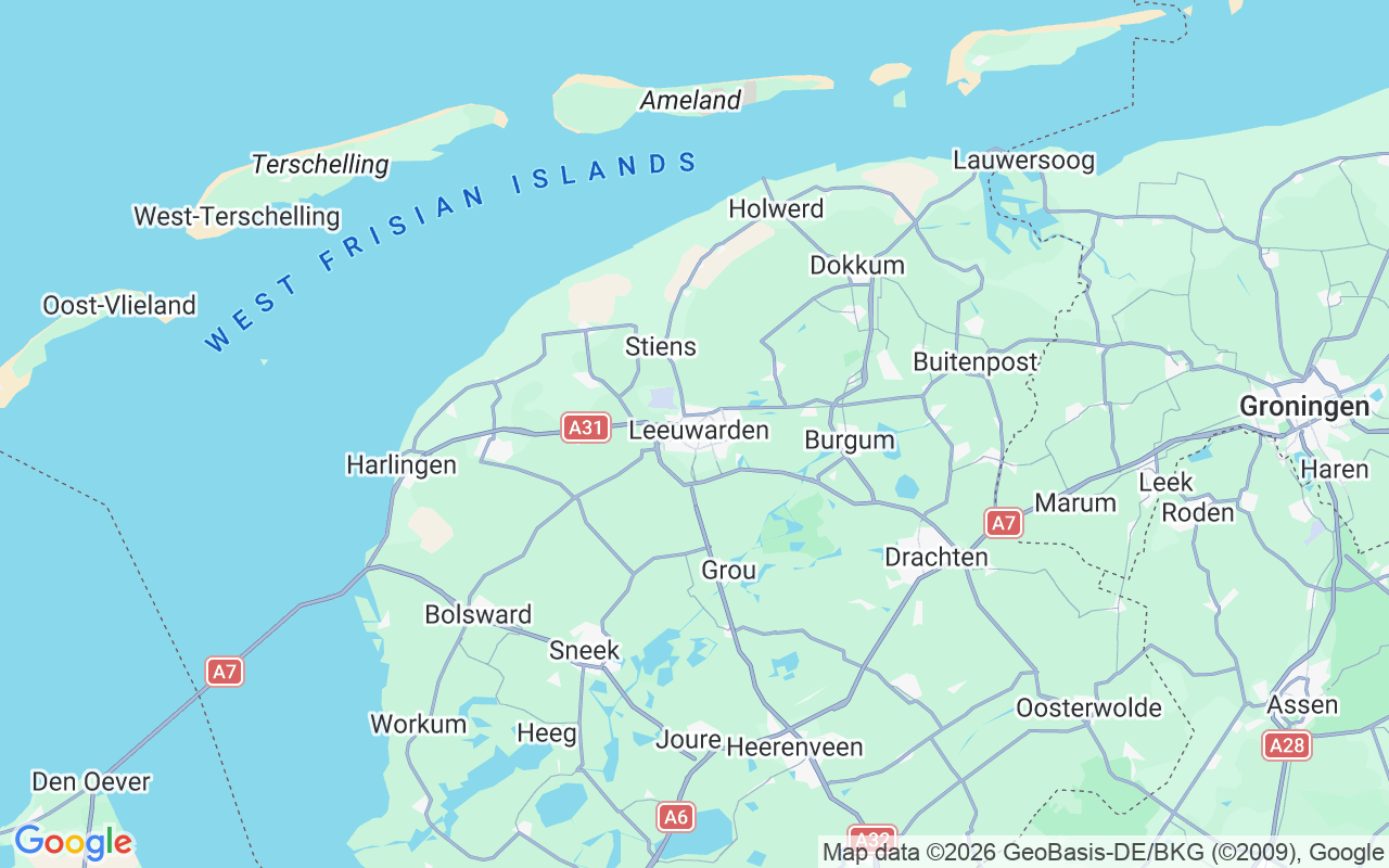 Localização do(a) Lancha: Blitsaerd Haven, Leeuwarden