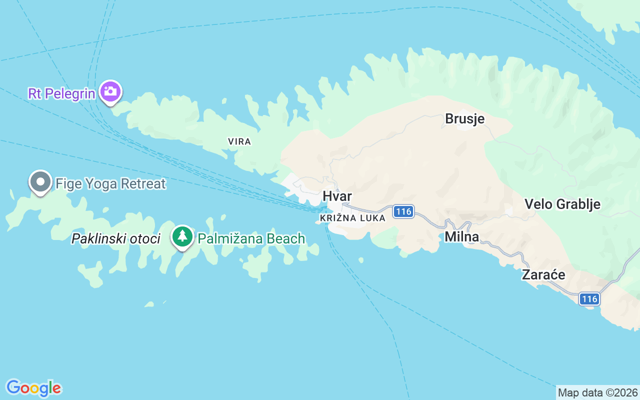 Location of the RIB: Nauticki Centar Hvar, Hvar