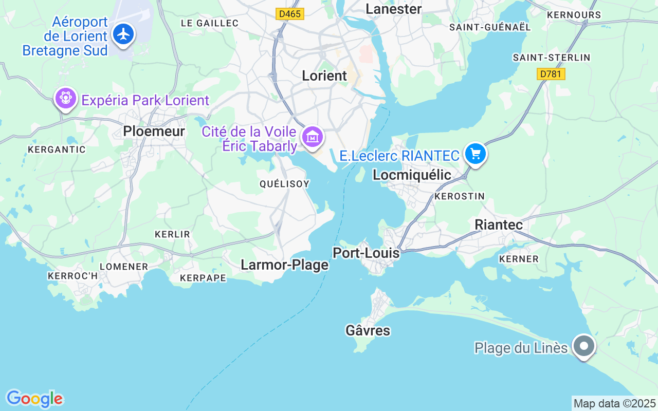 Plats för Katamaran: 56100 Lorient, Frankrike