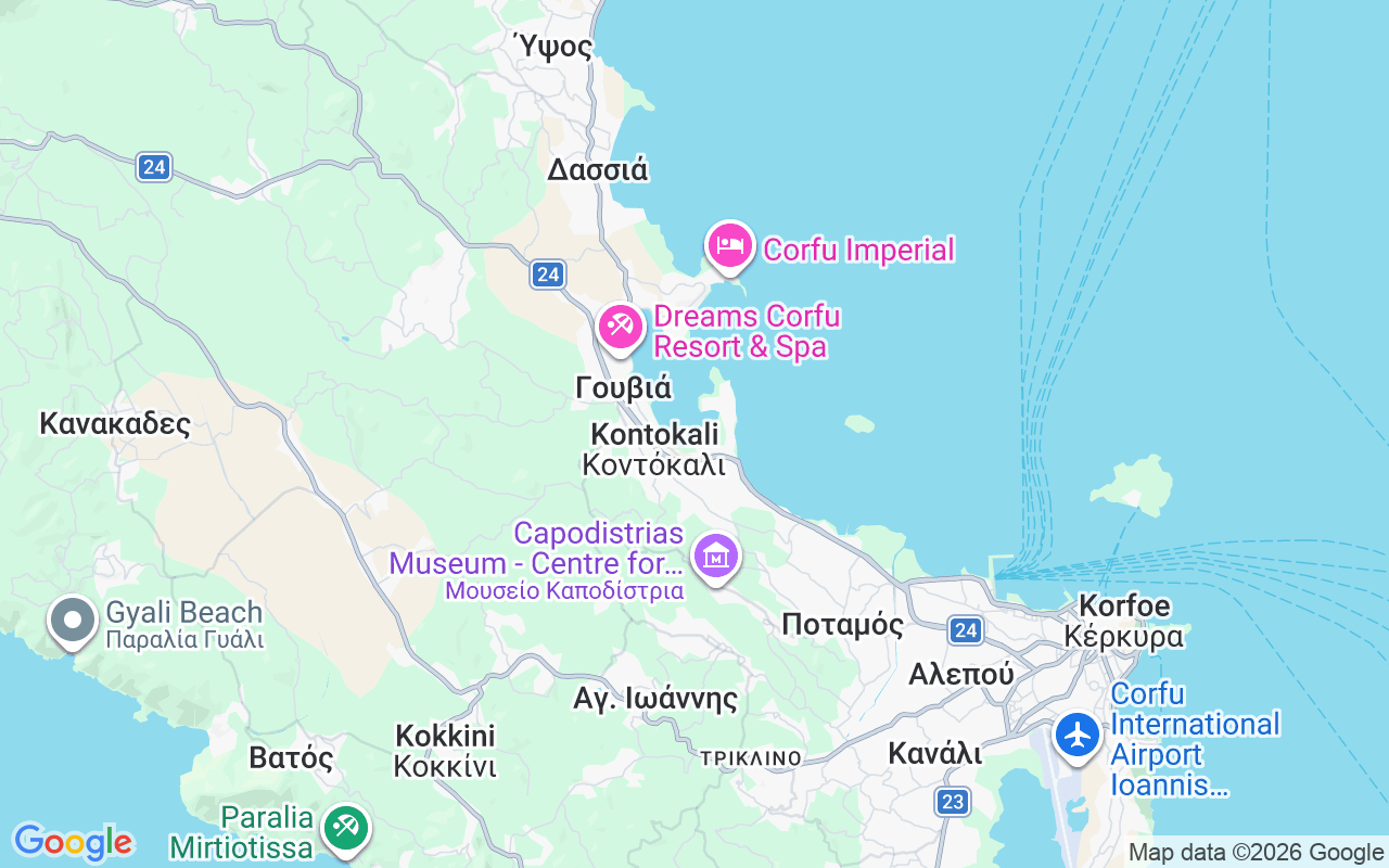 De locatie van Zeilboot: Gouvia Marina, Corfu