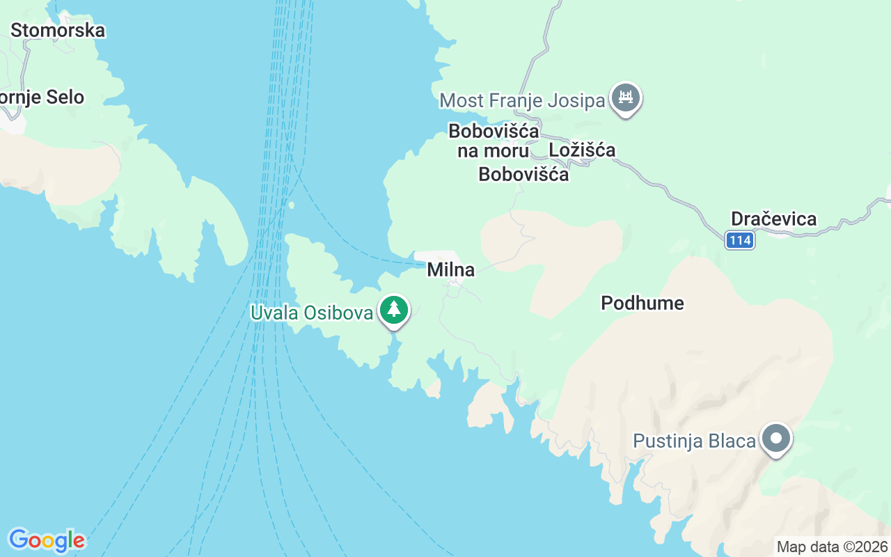Emplacement du Voilier: Aci Marina Milna, Milna