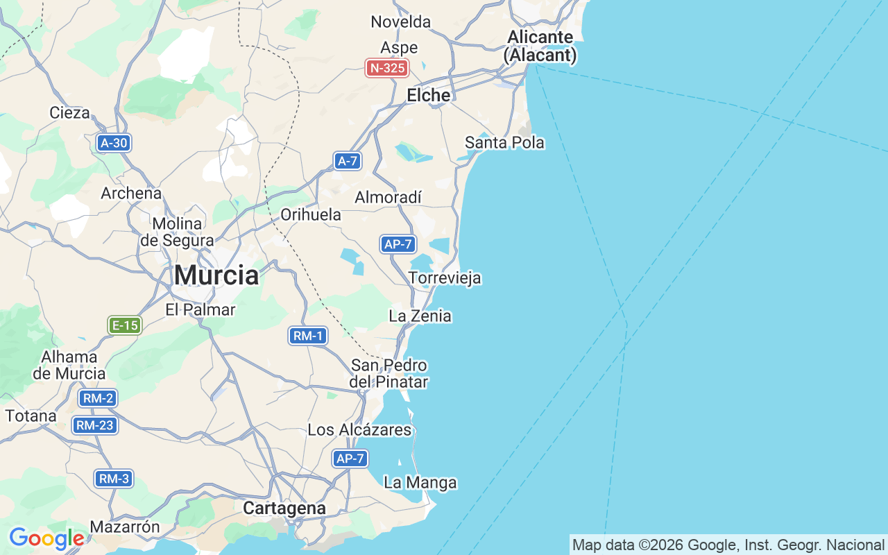 Ubicación Lancha: Marina Salinas, Torrevieja