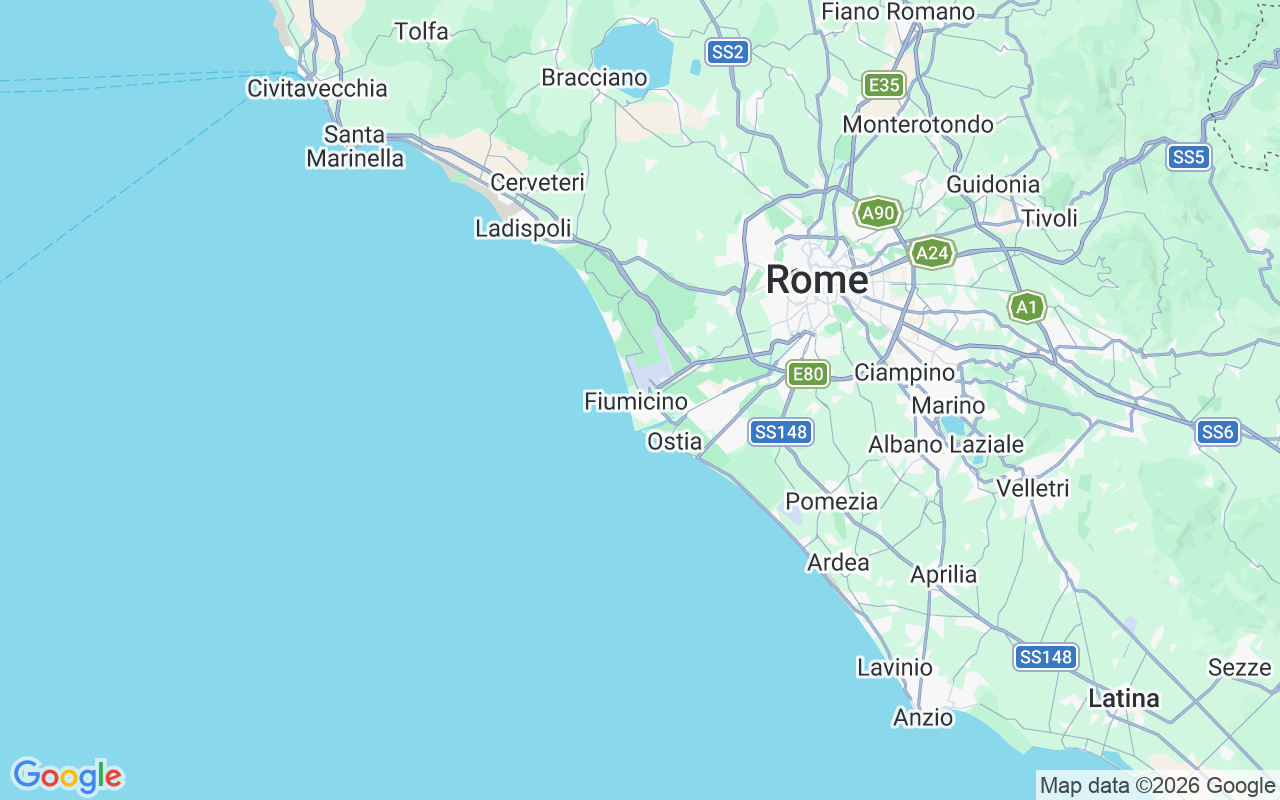 Location of the Motorboat: 00054 Fiumicino, Italy