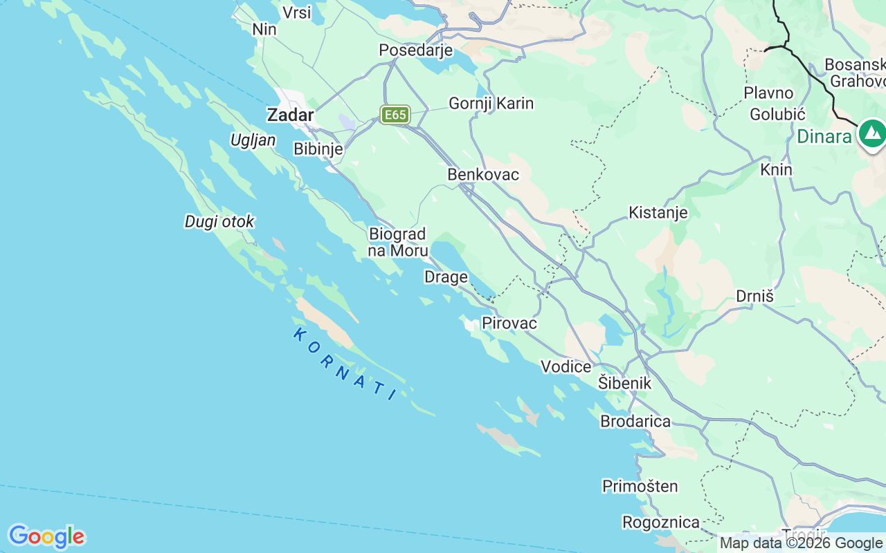 Emplacement du Semi-rigide: Pakostane, Pakoštane