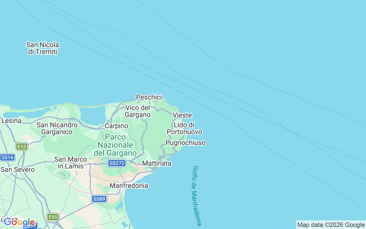 Ubicación Neumática: Vieste, 71019 Vieste