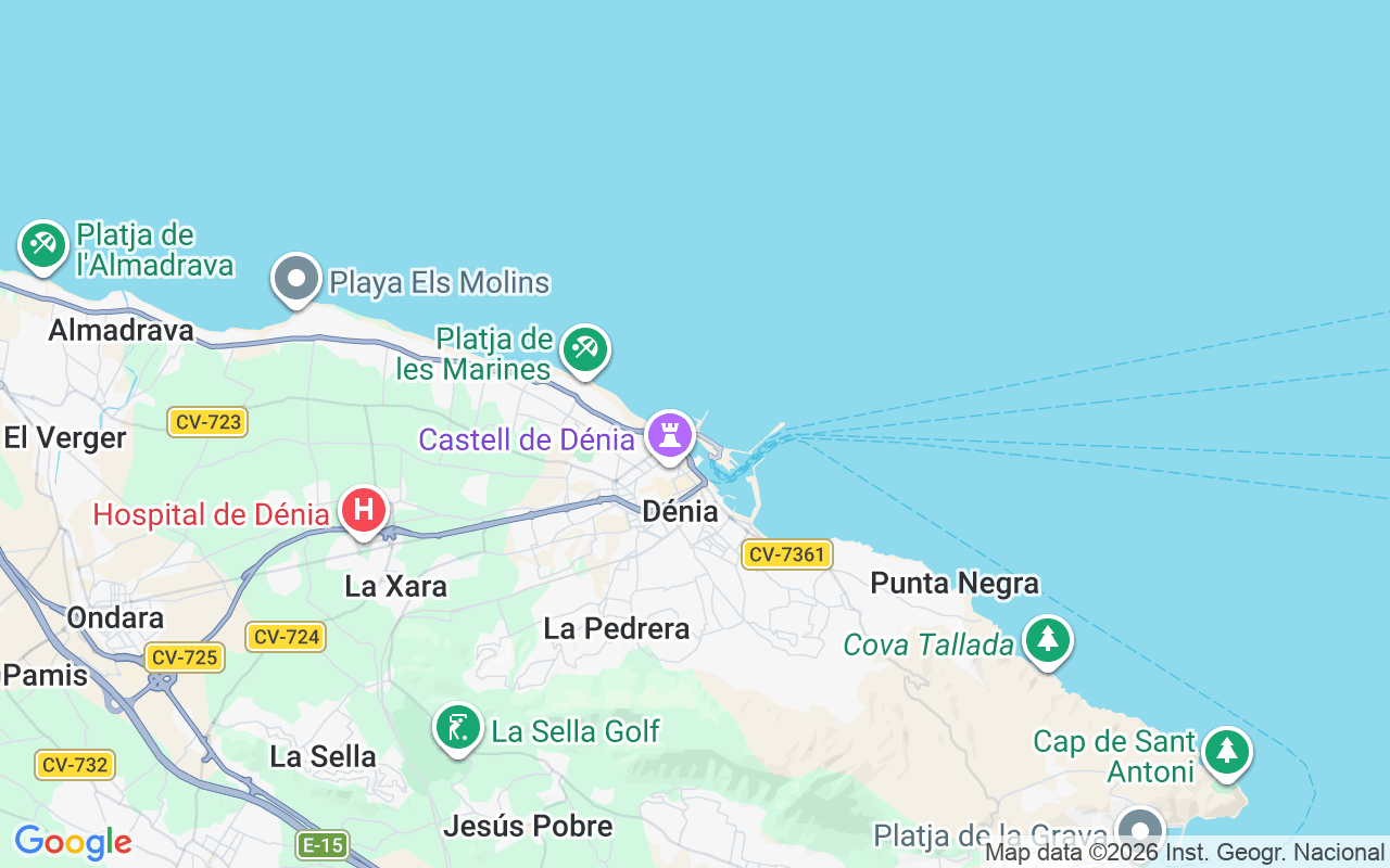 De locatie van Motorboot: Marina El Portet De Denia, Dénia