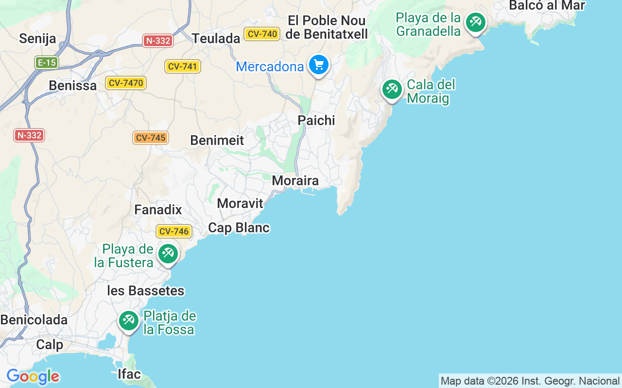 Liegeplatz Motorboot: Puerto De Moraira, 03724 Moraira