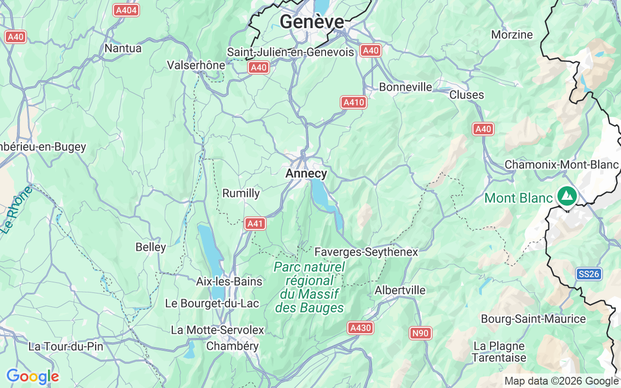 Emplacement du Bateau sans permis : Bouée, Sevrier