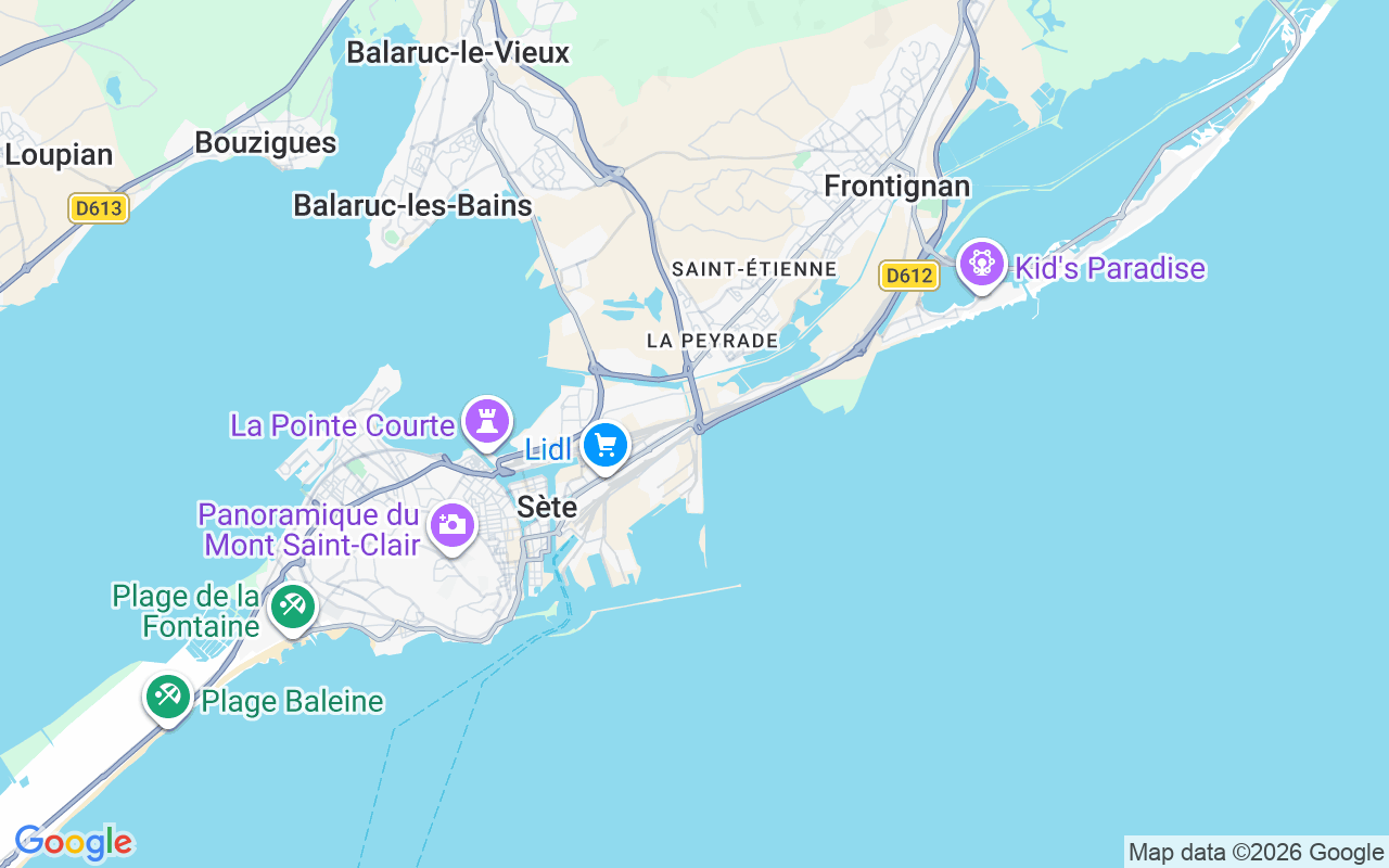 Localização do(a) Barco sem licença : 34200 Sète, França