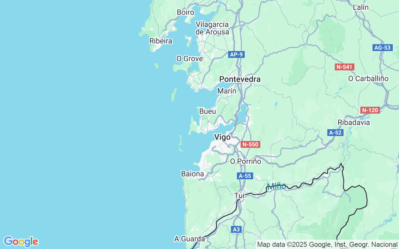 De locatie van Motorboot: Puerto De Aldán, Aldán