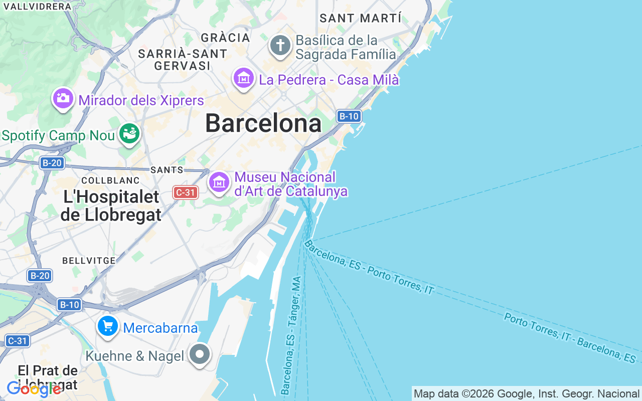 De locatie van Zeilboot: Marina Vela Barcelona, Barcelona