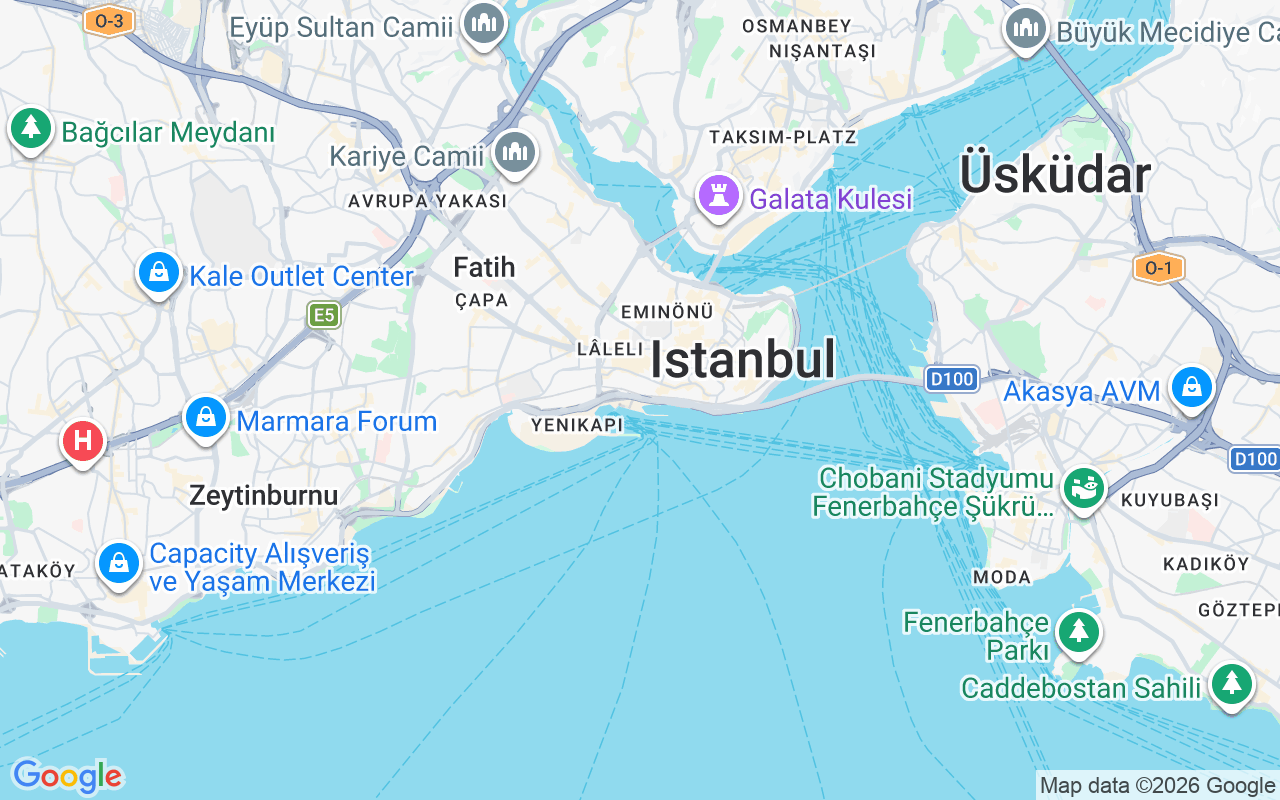 Liegeplatz Motorboot: Old Town İstanbul, Istanbul
