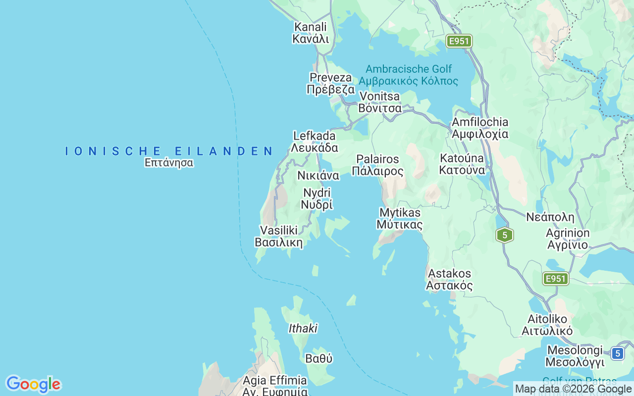 De locatie van Zeilboot: Nydri, Griekenland