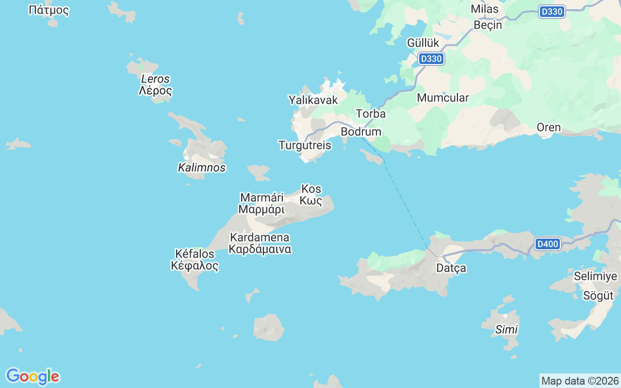Plats för Katamaran: Kos, Grekland