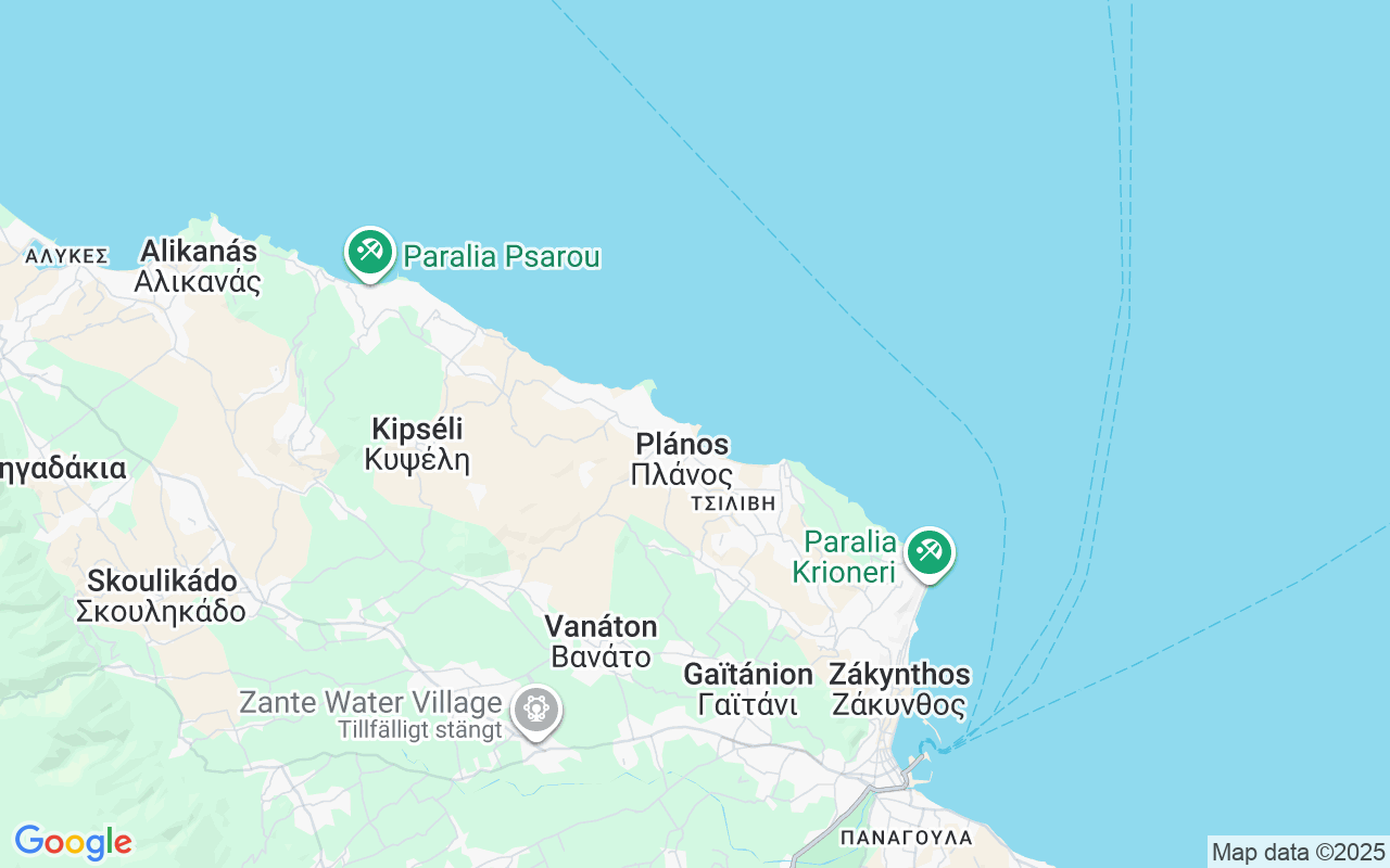 Plats för Motorbåt: Hamnen I Tsilivi, Zakynthos