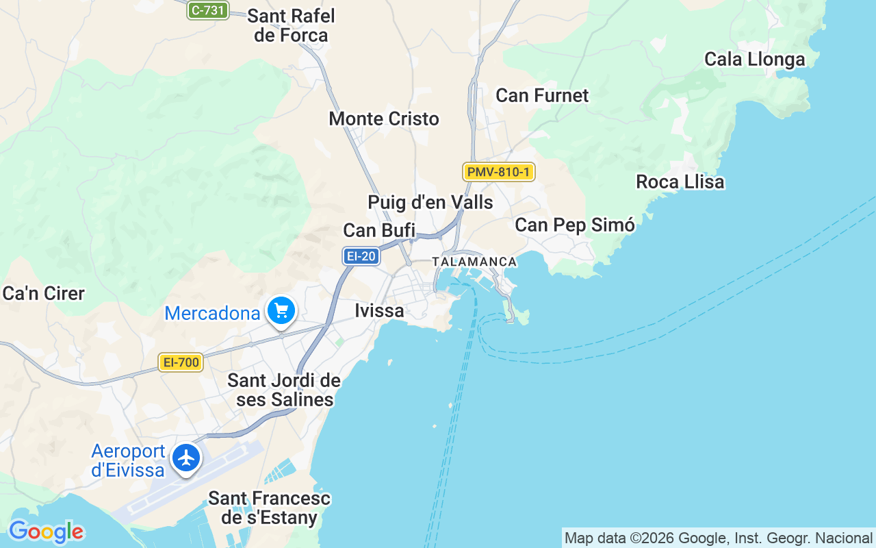 Luogo Catamarano: Club Náutico Ibiza, Ivissa