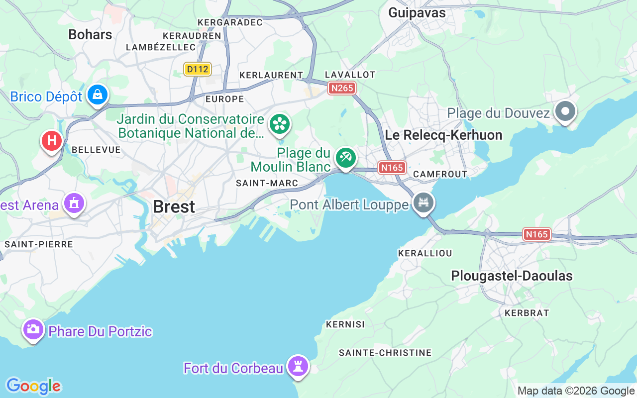 Plats för Motorbåt: Brest, Frankrike