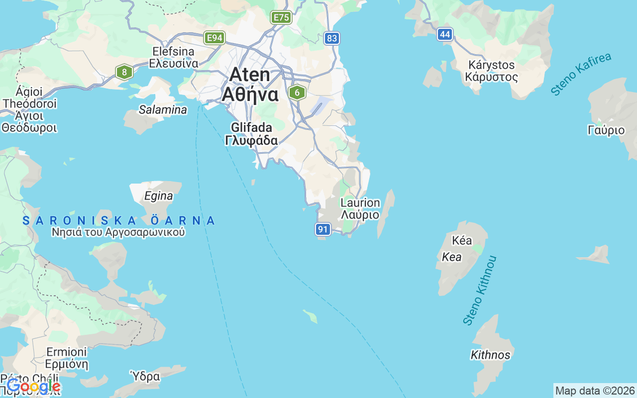 Plats för RIB-båt: Palea Phokea, Anávyssos 190 13