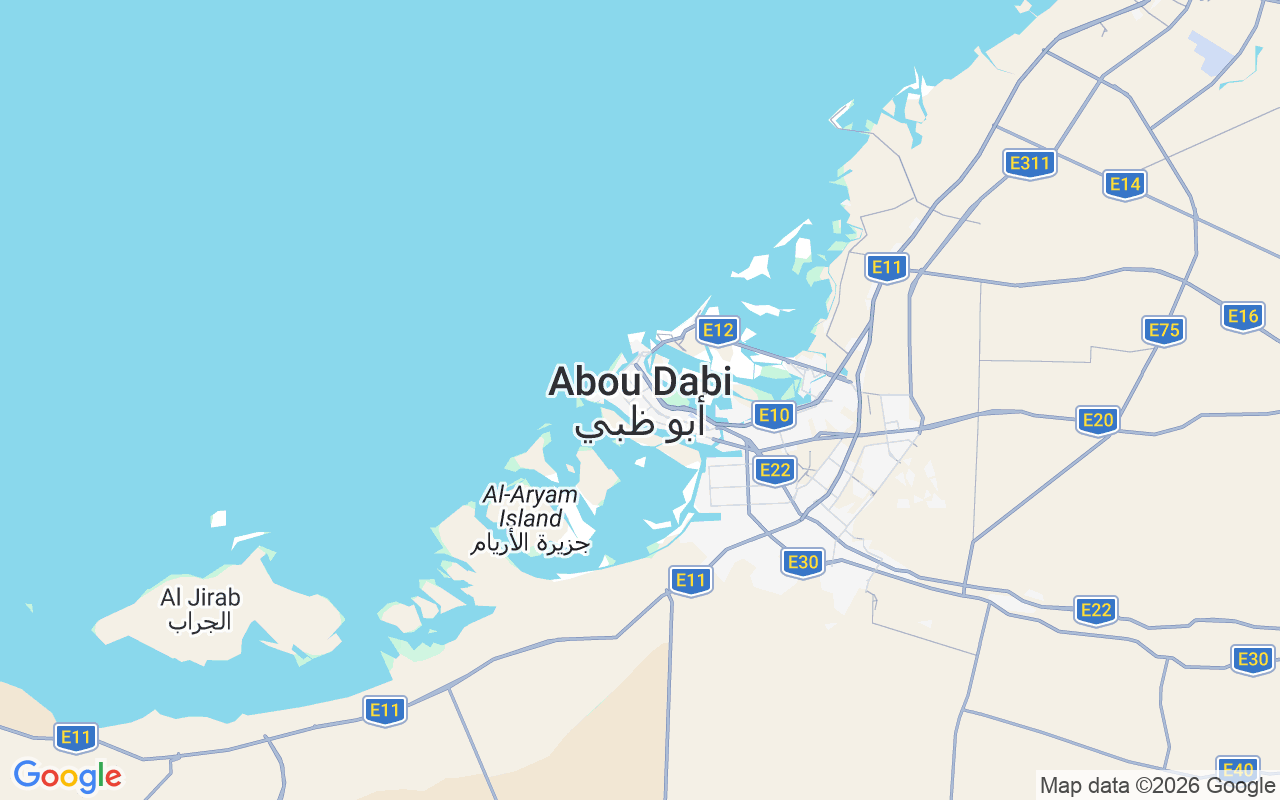 Emplacement du Bateau à moteur: City Centre, Abou Dabi - Émirats Arabes Unis