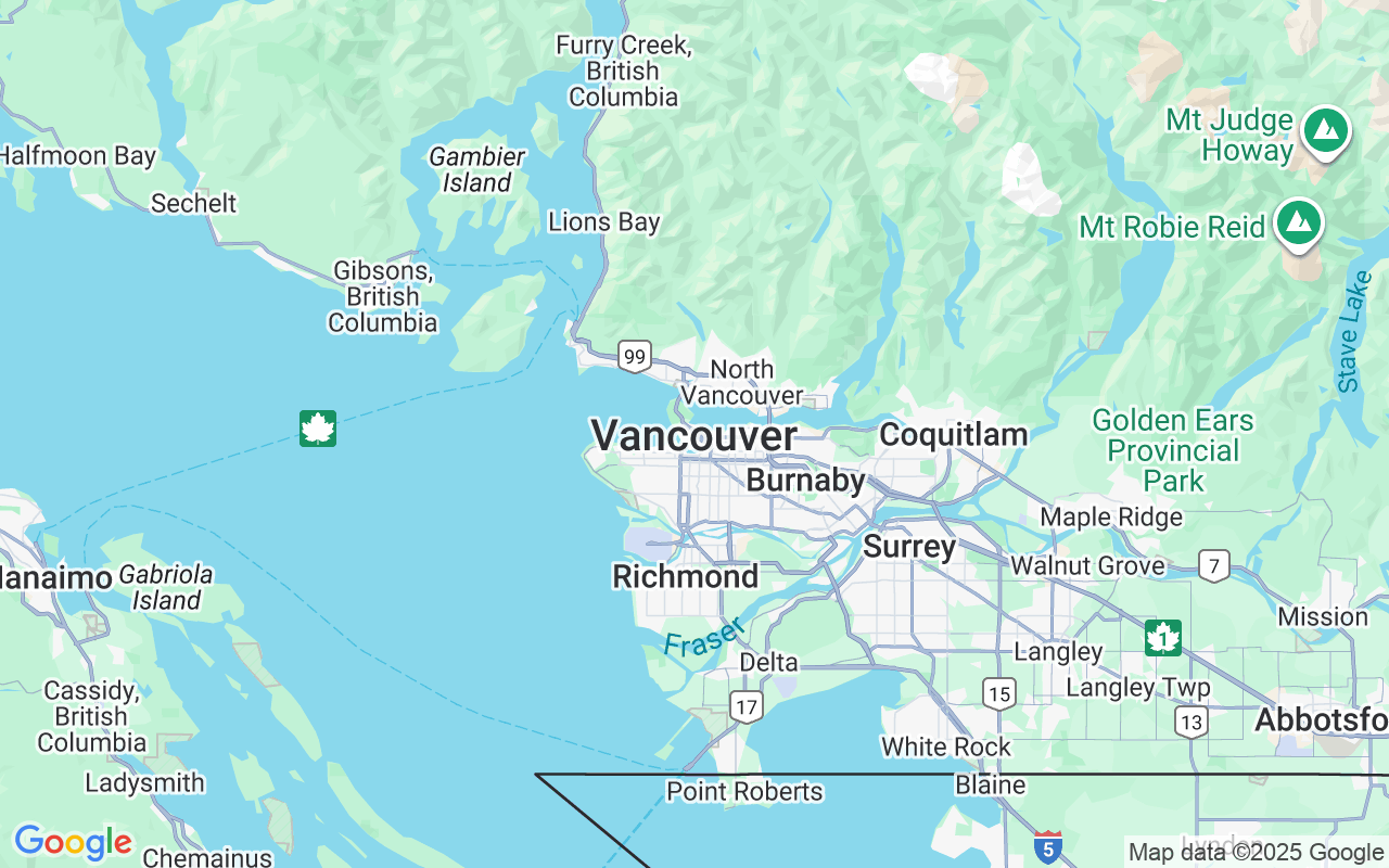 De locatie van Motorboot: Vancouver Marina, Vancouver