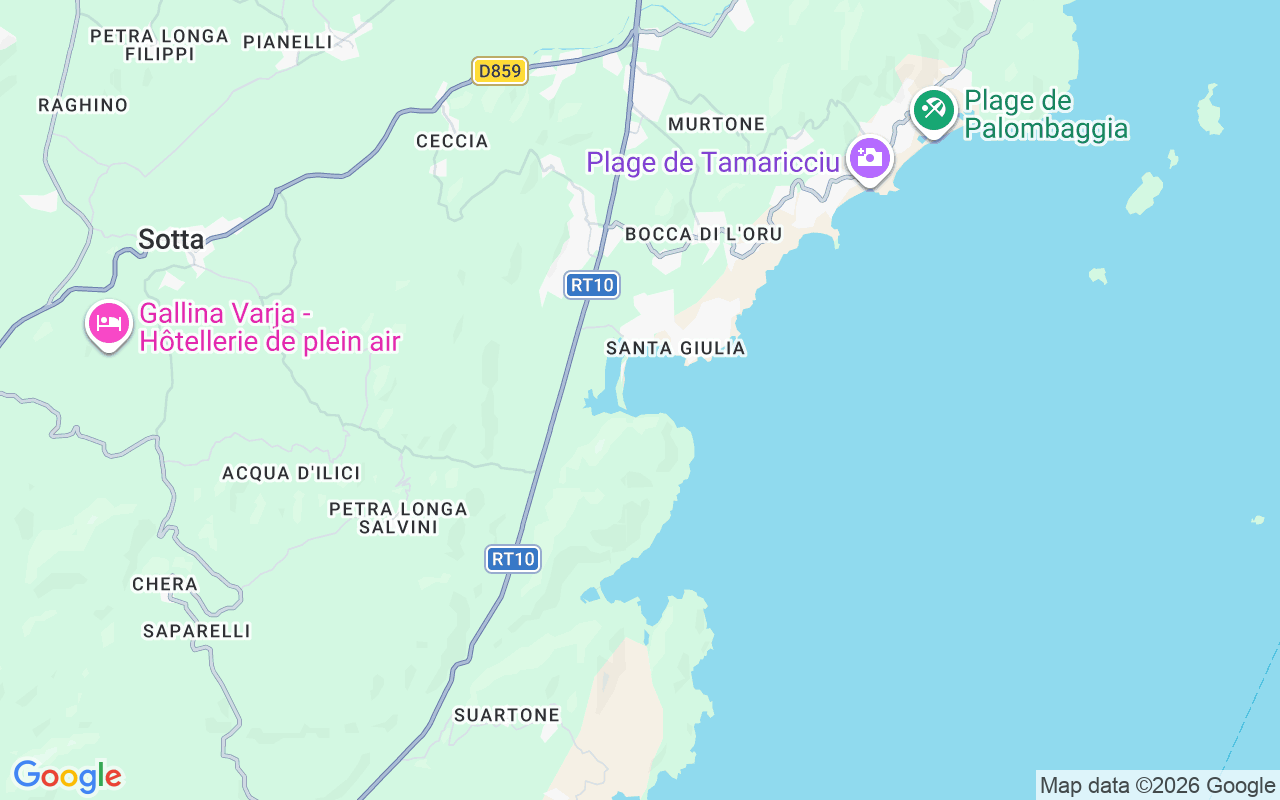 Emplacement du Semi-rigide: Mouillages De Santa Giulia, 20137 Porto-Vecchio