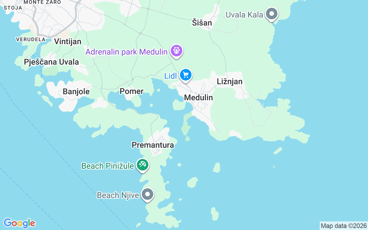 Location of the RIB: Marina Medulin, Medulin