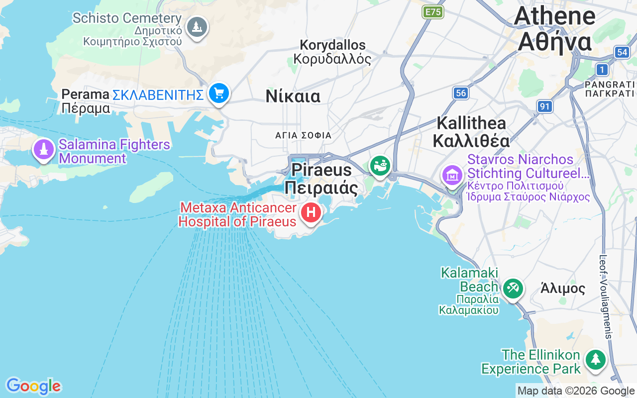 De locatie van Motorboot: Marina Zea, Piraeus