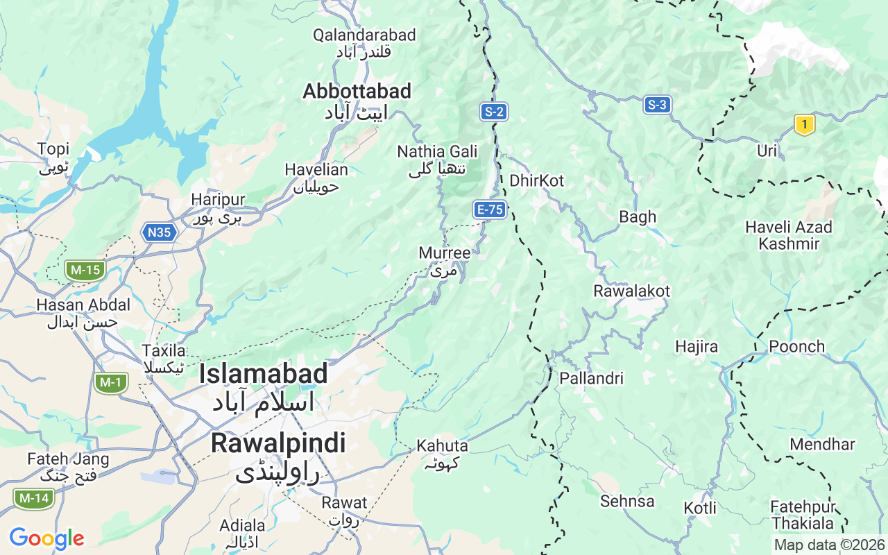 Emplacement du Catamaran: Murree, Pakistan