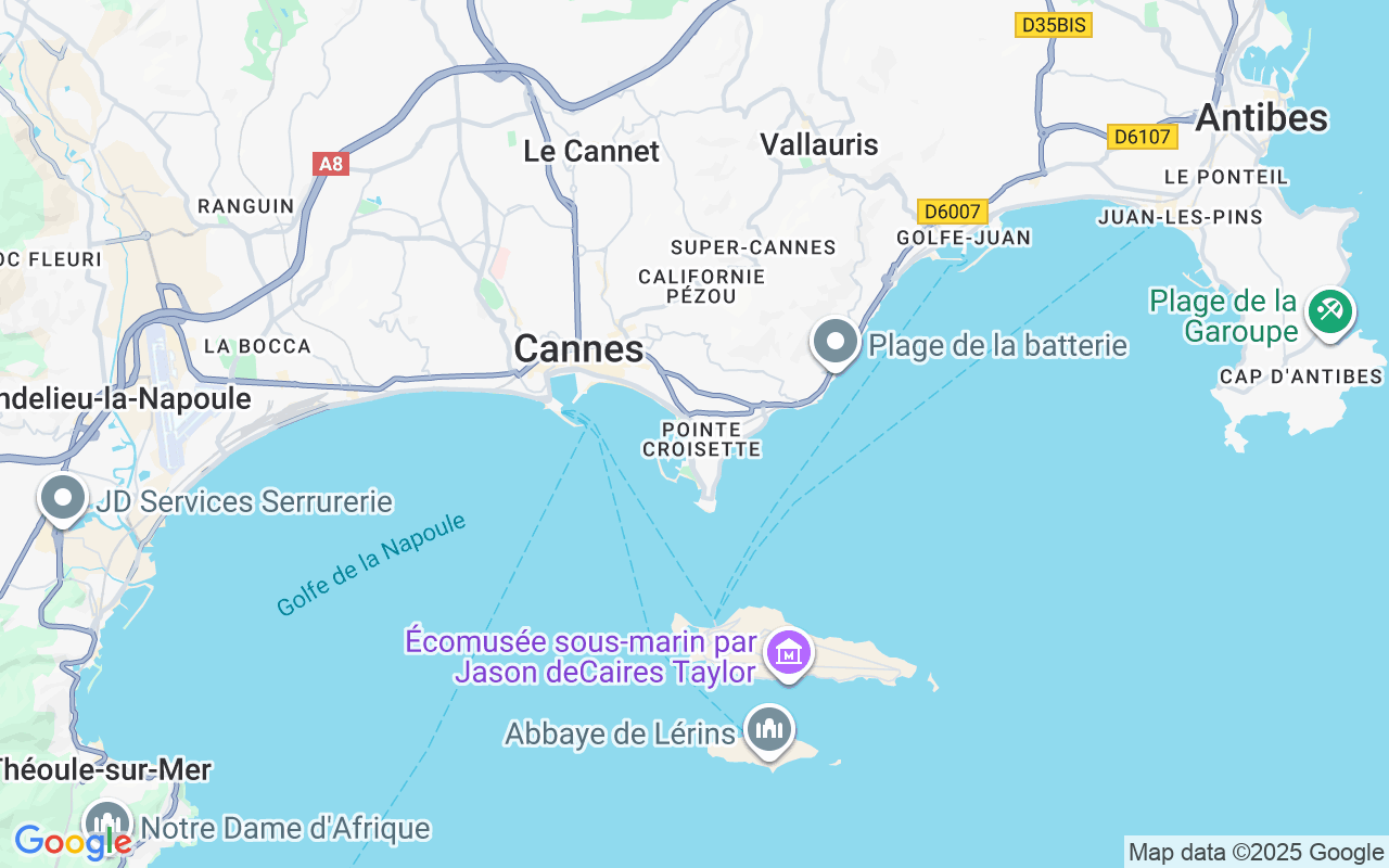 Plats för Motorbåt: Cannes, Frankrike